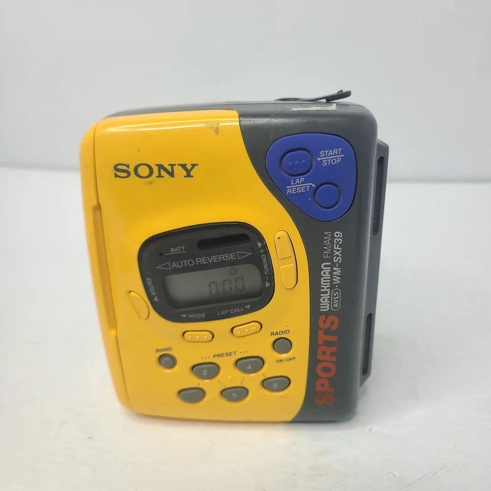 Lot Of 2 Walkman Sony Cassette Players Sports SXF 39 & Walkman WM FX251 READ